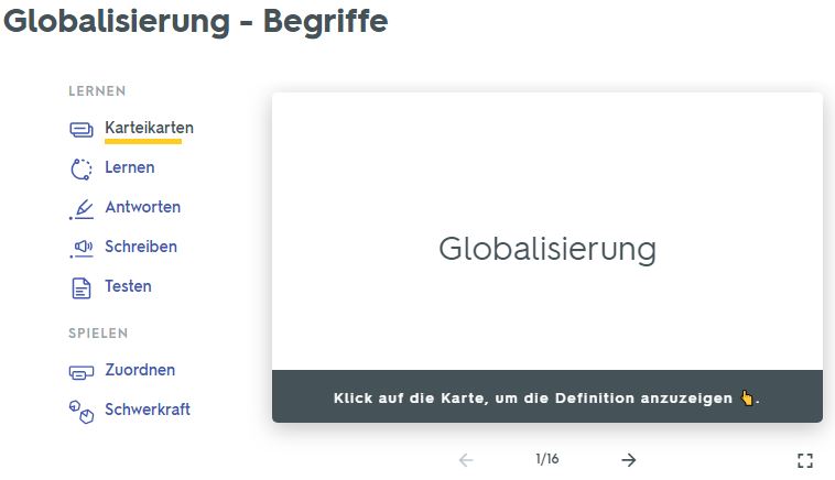 Read more about the article Globalisierung – Quizlet
